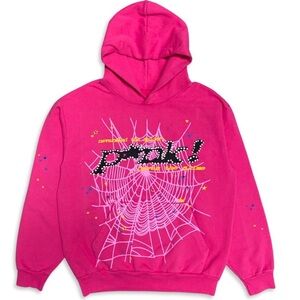 Spider Worldwide Pink Hoodie